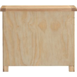 Seconique Windsor 3 Drawer Natural Oak Storage Chest - Wilko - thumbnail 7