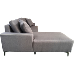 DS Living The Milano Edge Grey Textured Fabric Right Hand Corner Sofa - Size: 3 Seater - Wilko - thumbnail 7
