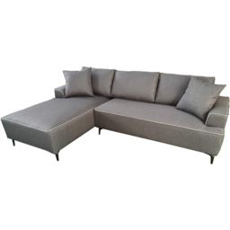 DS Living The Milano Edge Grey Textured Fabric Right Hand Corner Sofa - Size: 3 Seater - Wilko - thumbnail 4