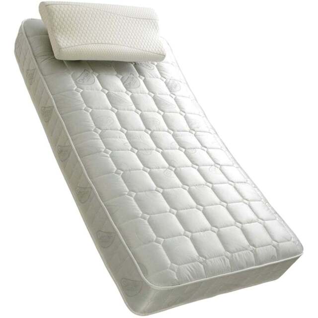 Sareer Matrah Double Orthopaedic Mattress - White - Wilko - image 1
