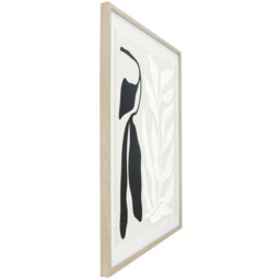 Sculpt Linen Framed Wall Art - Monochrome - Wilko - thumbnail 6