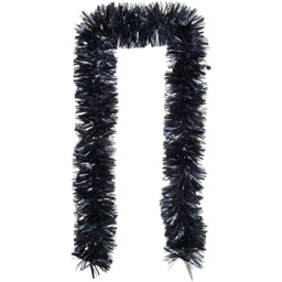 Samuel Alexander Matt Graphite Chunky and Fine Mix Christmas Tinsel Garland 2m - Grey - Wilko - thumbnail 4