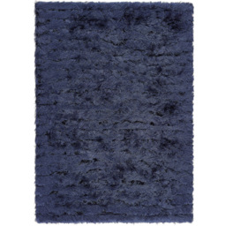 Origins Carved Glamour Navy Rug 120 x 170cm - Blue - Origins Rugs - Wilko