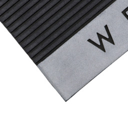 JVL Quartz Welcome Rubber Doormat 45 x 75cm - Grey - JVL Homewares - Wilko - thumbnail 4