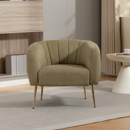 Artemis Home Stanton Pistachio Fabric Shell Accent Chair - Size: Single - Wilko - thumbnail 4