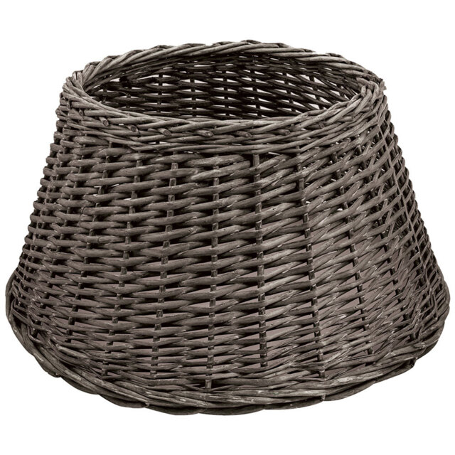 St Helens Brown Wicker Christmas Tree Skirt 28 x 57cm - Wilko - image 1