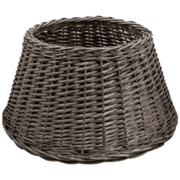 St Helens Brown Wicker Christmas Tree Skirt 28 x 57cm - Wilko