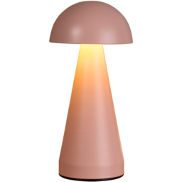 Lighting Collection Dome Pink Rechargeable LED Table Lamp - Size: 23 x 10.5 x 10.5cm - Wilko - thumbnail 4
