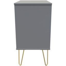 Crowndale 3 Drawer Dusk Grey Chest of Drawers Ready Assembled - Wilko - thumbnail 5