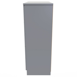Crowndale Worcester 5 Drawer Uniform Grey and Dusk Grey Chest Ready Assembled - Wilko - thumbnail 5