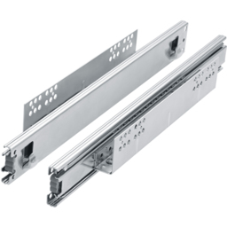 tectake Chrome Telescopic Drawer with Runners 14 x 47 x 44cm 4 Pack - Grey - Wilko - thumbnail 6