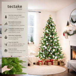 tectake Cupid Green Christmas Tree 5.9ft - Size: 6ft - Wilko - thumbnail 7