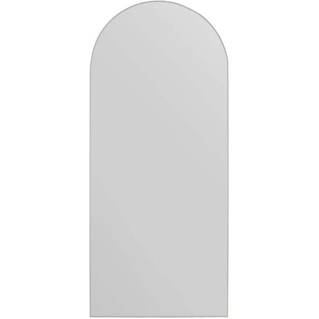 MirrorOutlet The Arcus Frameless Arched Wall Mirror 160 x 70cm - Clear - Wilko - image 1
