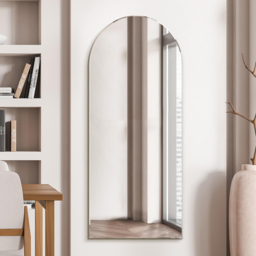 MirrorOutlet The Arcus Frameless Arched Wall Mirror 160 x 70cm - Clear - Wilko - thumbnail 3