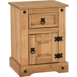 Seconique Corona Distressed Waxed Pine 3 Piece Bedroom Furniture Set - Brown - Wilko - thumbnail 6