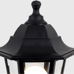 ValueLights Mayfair Black Outdoor Post Topper Light - Size: 16.6 x 23.4 x 23.4cm - Wilko - thumbnail 4