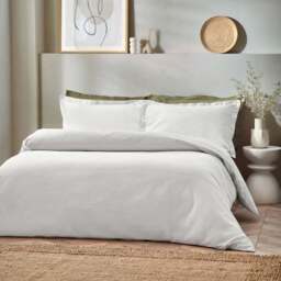 Yard Single White Waffle Duvet Set - Yard Living - Wilko