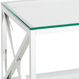 Julian Bowen Miami Silver Coffee Table - Size: 60 x 120 x 45cm - Multi - Wilko - thumbnail 6