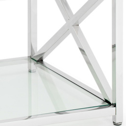 Julian Bowen Miami Silver Coffee Table - Size: 60 x 120 x 45cm - Multi - Wilko - thumbnail 7