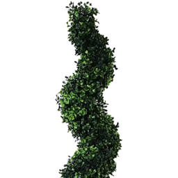 Leaf Natural Boxwood Spiral Topiary Artificial Tree in Pot 4ft - Size: 120 x 40 x 40cm - Green - Wilko - thumbnail 5