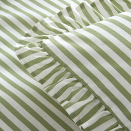Felicity Frill Duvet Set Green Double - Divante - Wilko - thumbnail 5