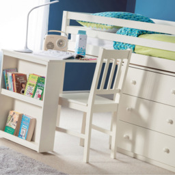 Julian Bowen Roxy Single Stone White Mid Sleeper Workstation - Wilko - thumbnail 7