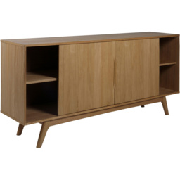 Florence Marte 2 Door 4 Drawer Oak Sideboard - Brown - Furniture To Go - Wilko - thumbnail 7
