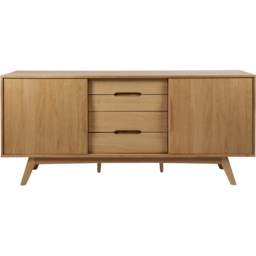 Florence Marte 2 Door 4 Drawer Oak Sideboard - Brown - Furniture To Go - Wilko - thumbnail 4