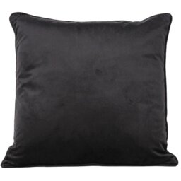 Divante Black Vermont Velvet Cushion 45 x 45cm - Wilko - thumbnail 1