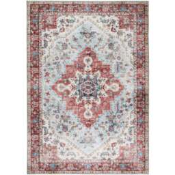 Origins My Washable Blue and Red Marrakesh Rug 80 x 150cm - Origins Rugs - Wilko - thumbnail 1