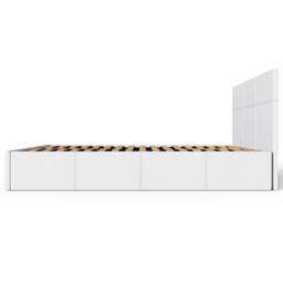 GFW Double White Side Lift Ottoman Bed - Wilko - thumbnail 6