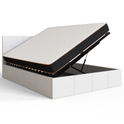 GFW Double White Side Lift Ottoman Bed - Wilko - thumbnail 5