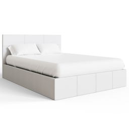 GFW Double White Side Lift Ottoman Bed - Wilko - thumbnail 4