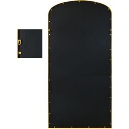 MirrorOutlet The Angustus Gold Metal Arched Garden Wall Mirror 200 x 100cm - Size: 200 x 100 x 3cm - Wilko - thumbnail 5