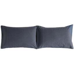 Deyongs Southwick Navy Pillowcase 2 Pack - Size: 50 x 75cm - Blue - Wilko - thumbnail 1