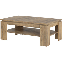 Florence Chestnut and Matera Grey Large Coffee Table - Size: 67 x 110 x 43cm - Brown - Furniture to Go - Wilko - thumbnail 4