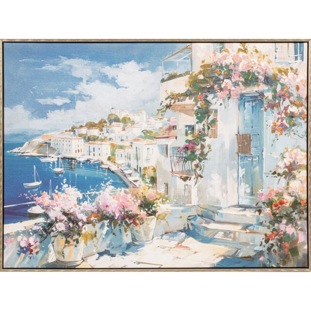 Santorini Paradise Gel Canvas Blue - Wilko - image 1