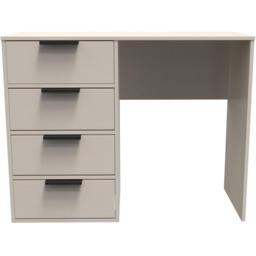 Crowndale Hong Kong 4 Drawer Kashmir Ash Dressing Table - Size: 40 x 97 x 76cm - Cream - Wilko - thumbnail 4