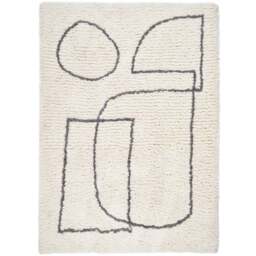 Origins Artisan Picasso White Grey Rug 160 x 230cm - Origins Rugs - Wilko - thumbnail 1