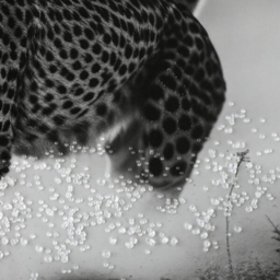 Monochrome Cheetah Framed Print - Black - Wilko - thumbnail 6
