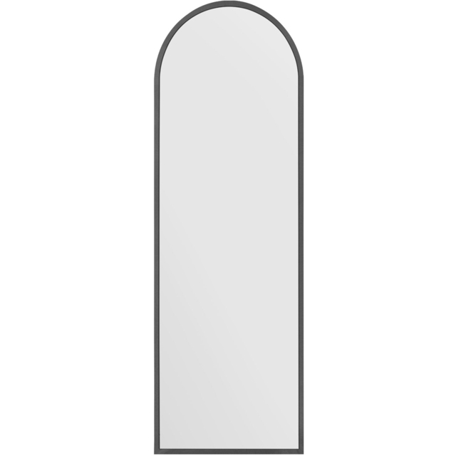 MirrorOutlet The Arcus Black Framed Arched Garden Wall Mirror 180 x 60cm - Size: 180 x 60 x 3cm - Wilko - image 1