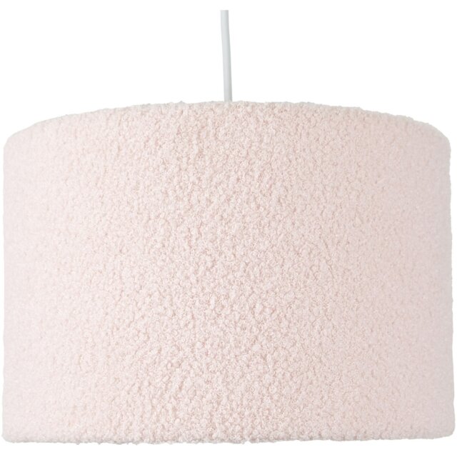 Pink Boucle Effect Shade Pink - Wilko - image 1