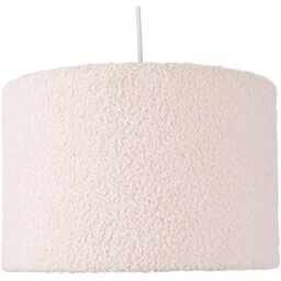 Pink Boucle Effect Shade Pink - Wilko - thumbnail 1