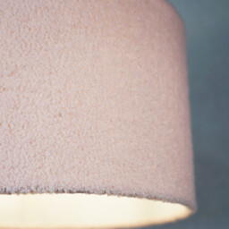 Pink Boucle Effect Shade Pink - Wilko - thumbnail 2