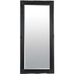 Buxton Black Leaner Wall Mirror 170 x 79cm - MirrorOutlet - Wilko