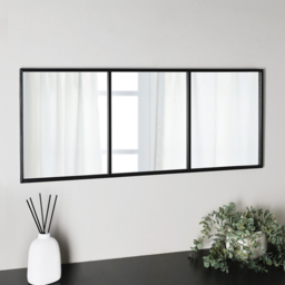 Brooklyn Metal Mirror - Black - Wilko - thumbnail 5