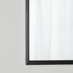 Brooklyn Metal Mirror - Black - Wilko - thumbnail 3