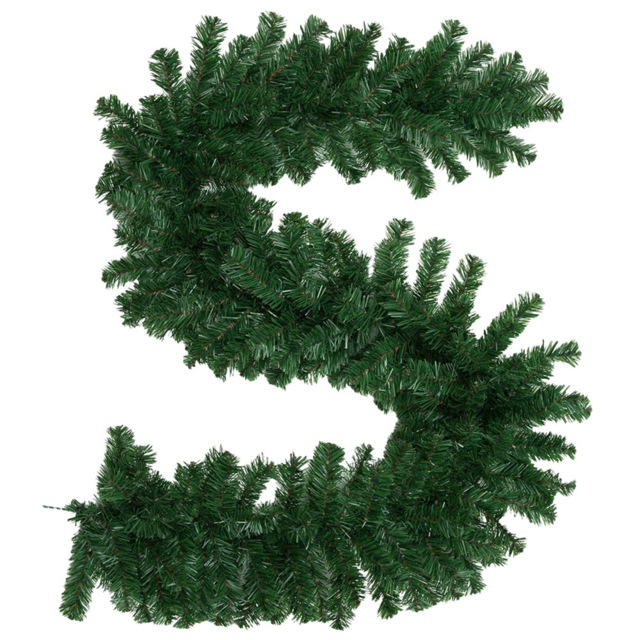 Shatchi Multicolour LED Green Alaskan Pine Christmas Garland 200cm - Size: 20 x 95 x 3.5cm - Wilko - image 1