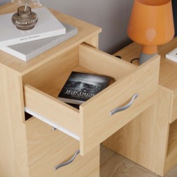 Vida Designs Riano 5 Drawer Pine Narrow Chest of Drawers - Brown - Wilko - thumbnail 6