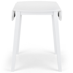 Julian Bowen Coast 4 Seater Round Dropleaf Table White - Wilko - thumbnail 5